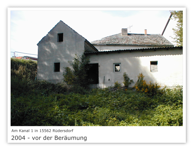 Am Kanal 1 in 15562 Rdersdorf Bild 1  - vor der Berumung