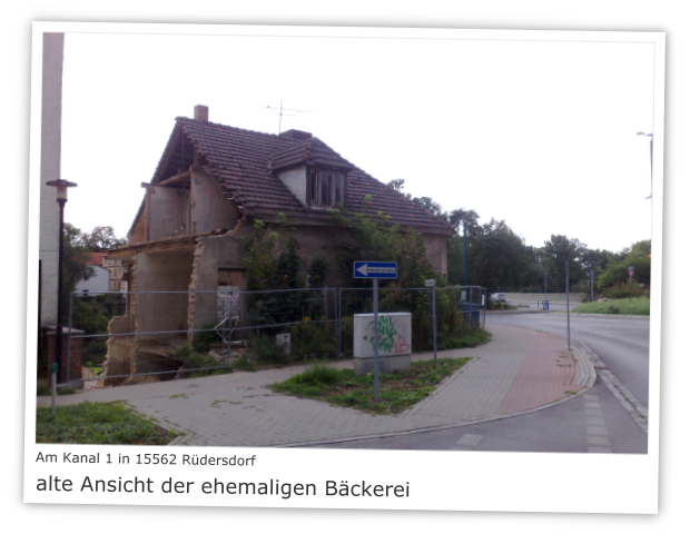 Am Kanal 1 in 15562 Rdersdorf Bild 12 - alte Ansicht der ehemaligen Bckerei