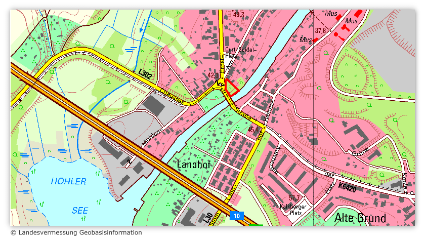 Am Kanal 1 in 15562 Rdersdorf - Karte