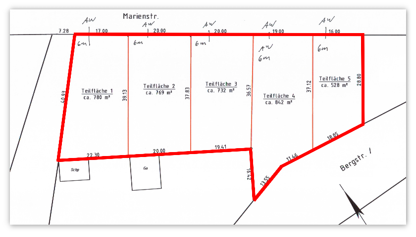 Marienstrasse in1 5562 Rdersdorf - Plan